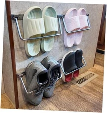 Wall Mounted RV Shoe Storage Rack Foldable Camper Accessories for Inside 4 Pack