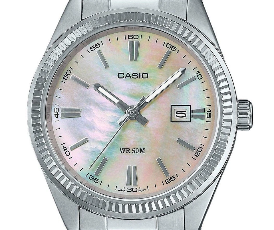 Casio Standard Mother Of Pearl Dial Dress Women's Ladies Watch LTP-1302DS-4AV - image 2 of 3