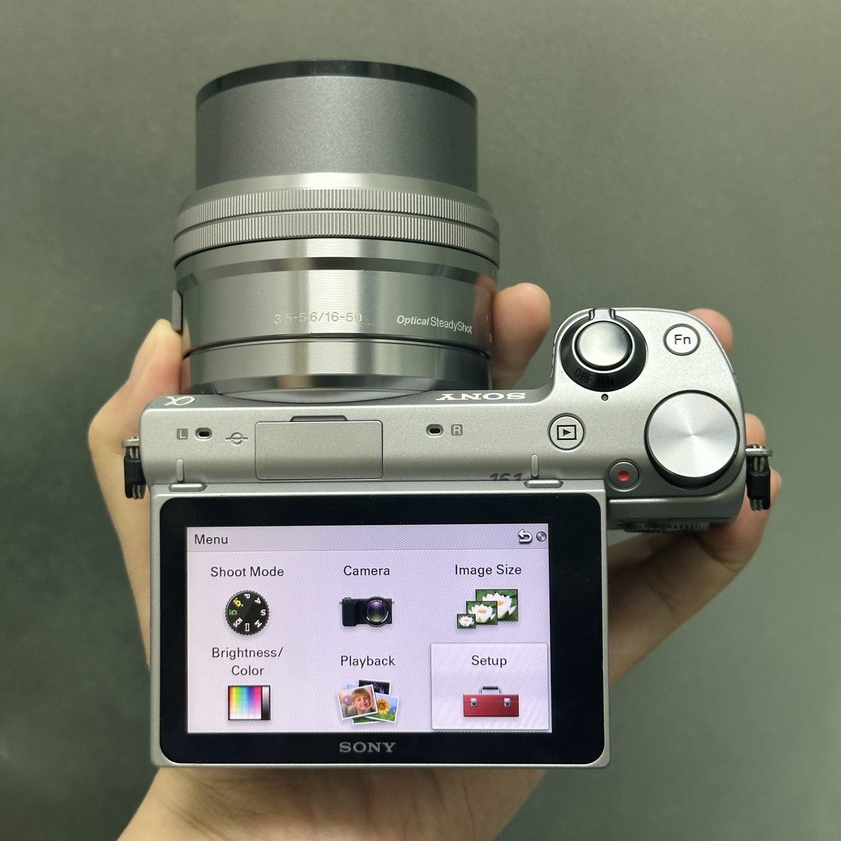 Sony Alpha NEX-5R 16.1MP Mirrorless Digital Camera Silver w/16
