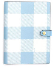 Coach Snap Notebook - CFA43 Blue Multi Printed Canvas/Smooth leather - NWT