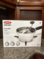 NEW OXO Good Grips Food Mill 3-in-1 Design For Fine, Medium, Course Purées