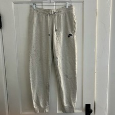 Nike Women  s Sportswear Essential Fleece Jogger Sweatpants Gray Sz M Read