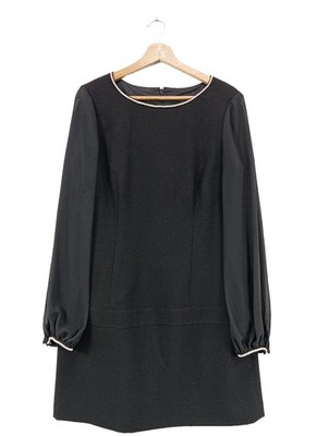 COAST Langarmkleid Damen Kleid Gr. DE 40 schwarz Casual-Look
