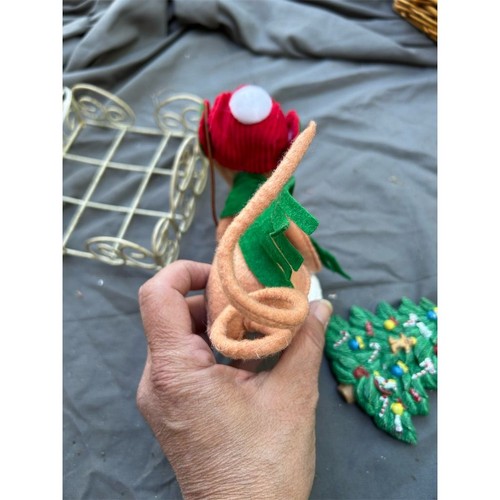 Figura de ratón de Navidad Annalee con juego de exhibición de árbol de vacaciones - Imagen 10 de 17