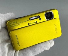 Sony Cyber-shot DSC-TX10 16.2MP CMOS Vintage Digital Camera -100 Working-yellow