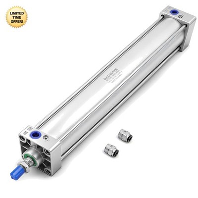 Pneumatic Air Cylinder SC 63x500 2-1/2'' Bore 19.68'' Stroke PT 3/8'' Port M16x1...