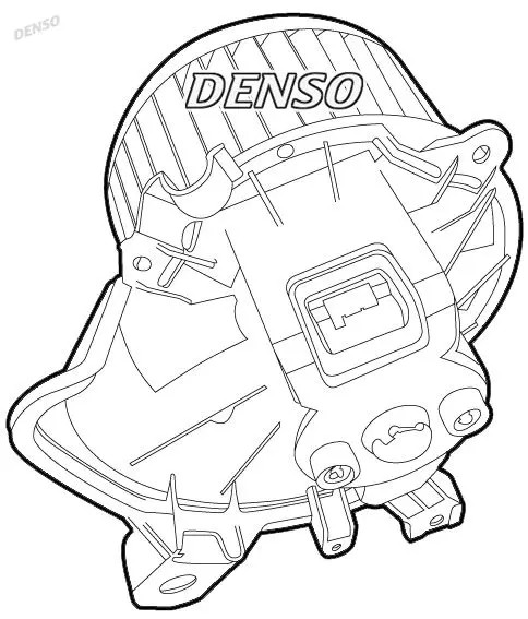 DENSO DEA01010 Ventola Abitacolo per veicolo con guida a Sx, senza resistenza - Immagine 3