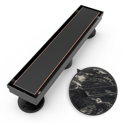 Webang 12 Inch Linear Shower Drain Rectangular Floor Drain Accessories