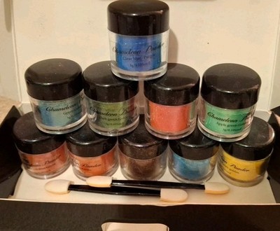 Chameleon Ultra Fine Mica Pigment For Epoxy Magic Aurora 10 Colors In This Set 