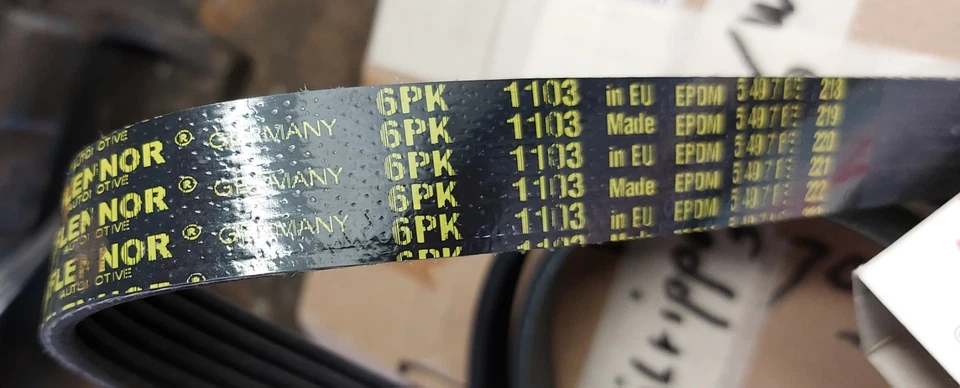 Keilrippenriemen 6PK 1103 für Klimaanlage Klimakompressor VW Golf V - Bild 3 von 3