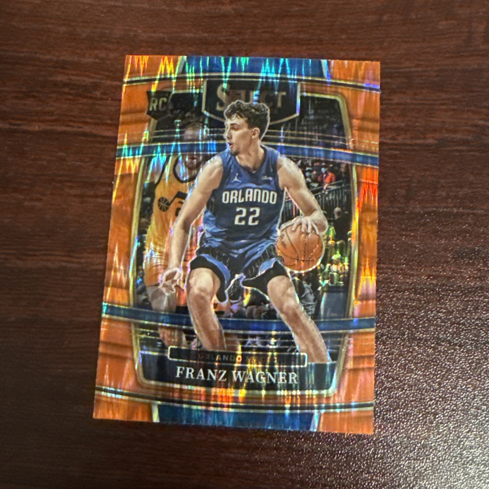 2021-22 Panini Select - Concourse Franz Wagner #15 Orange Flash Prizm (RC)