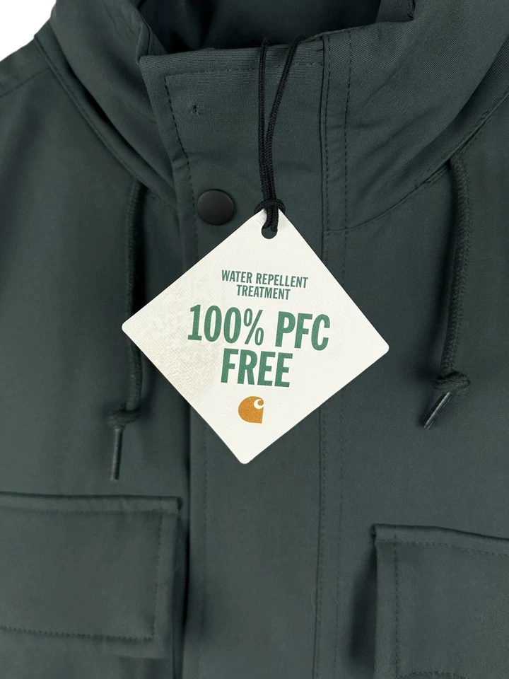 NWT🏷️ Carhartt WIP Colewood Utility Hooded Jacket Reflective Logo Men’s Size S - Image 4 of 4