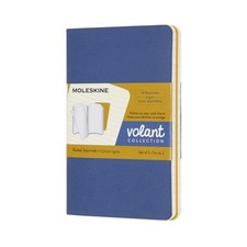 Image of Volant Journals Pocket Ruled Forget.Blue Amber.Yellow by Moleskine 8058647620565