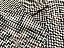 STUNNNING Vintage Burberry Windowpane Plaid Silk Wool Sport Coat 44 R USA Made