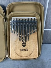 Seeds 41 Key Kalimba okoume wood With hammer, Book & Cases- ultra light portable