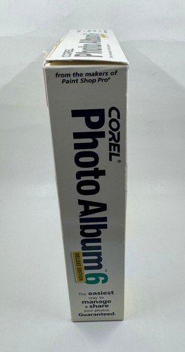 Corel Photo Album 6 Deluxe PC CD Software Open Box 100% Complete Genuine - Afbeelding 6 van 10