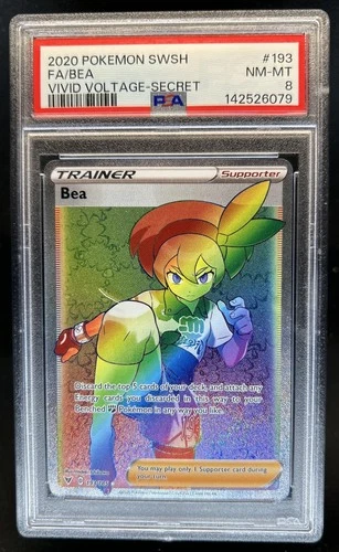 2020 Pokemon SWSH Vivid Voltage Bea #193/185 PSA 8
