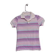 Vintage Girls Health-Tex Polo Shirt Size 8 Made in U.S.A Used Condition As-Is 