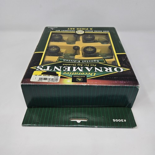 Vintage John Deere Modello 4020 Edizione Speciale Ornamenti Set 6 Pz Nuovo - Foto 4 di 4