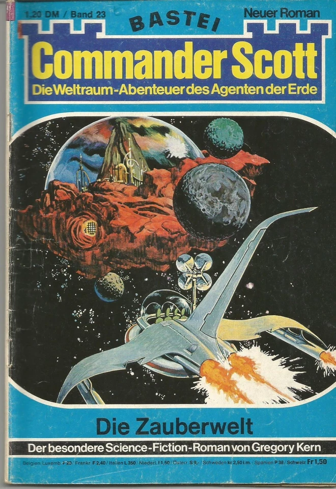 Bastei COMMANDER SCOTT Nr. 23 "Der Zauberwelt" Gregory Kern (Hans Peschke) - Bild 1 von 1