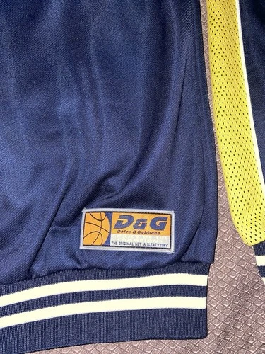 D&G Dolce & Gabbana Vintage Track Jacket Basketball Size L Authentic image 6