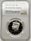 2004-S Silver Kennedy Half Dollar NGC PF69 Ultra Cameo Proof 50C