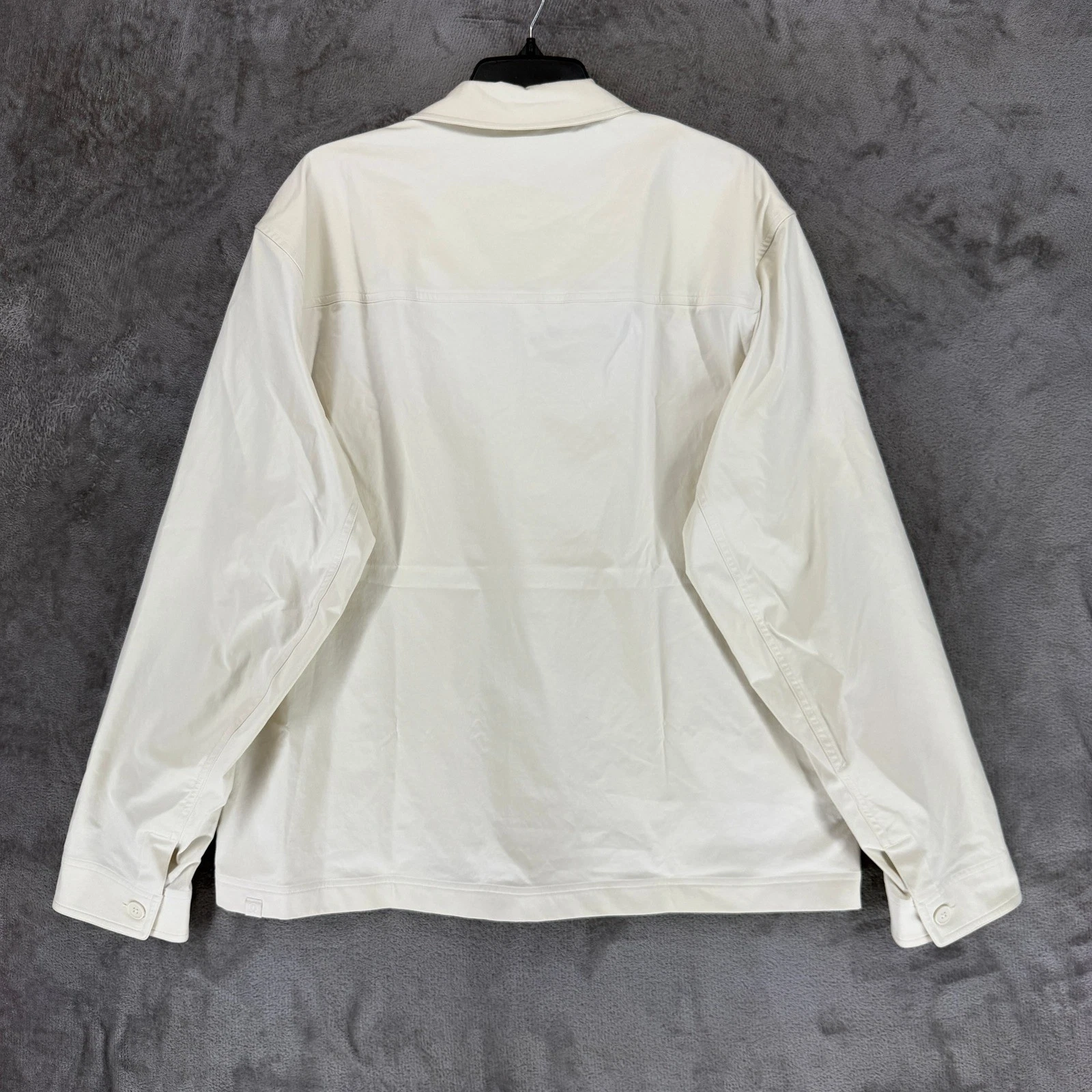 Lululemon Woven Button-Up Overshirt Mens XL Light Ivory LM3FX4S Jacket New image 2