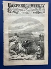Civil War Harper's Weekly 6-27-1863 SIEGE of VICKSBURG MS, Port Hudson LA, Maps