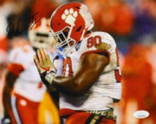 Dexter Lawrence Clemson Autographed Photo 8x10 JSA