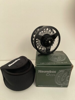 Snowbee Onyx Kassette Fliegenrolle - #5/7 schwarz und #7/9 schwarz