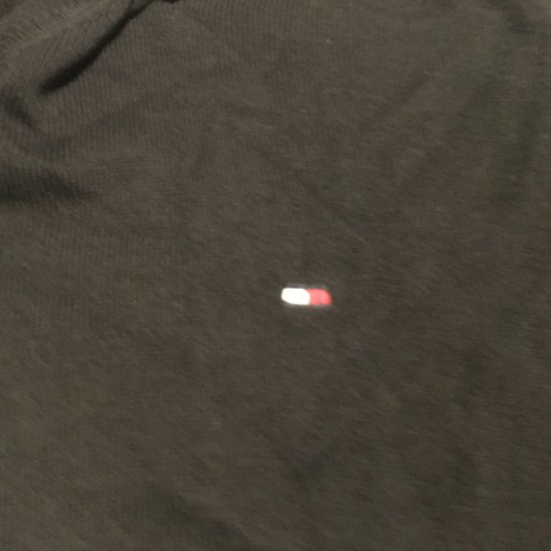 Suéter cuello en V Tommy Hilfiger para hombre Pima algodón LS 2 XL XXL azul marino oscuro - Imagen 2 de 7