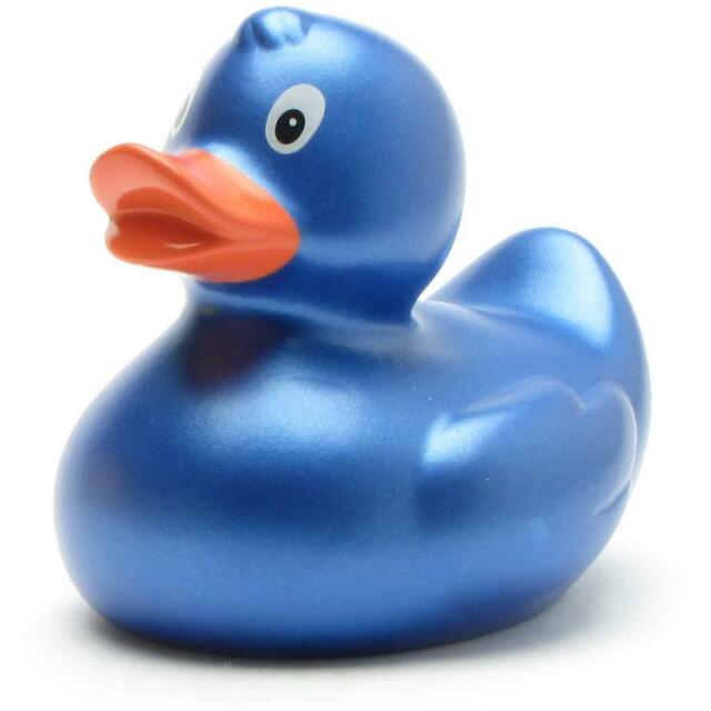 Badeenten Sara blau metallic Quietscheenten Quietscheentchen Plastikente Badeenten Sara blau metallic Quietscheenten Quietscheentchen Plastikente