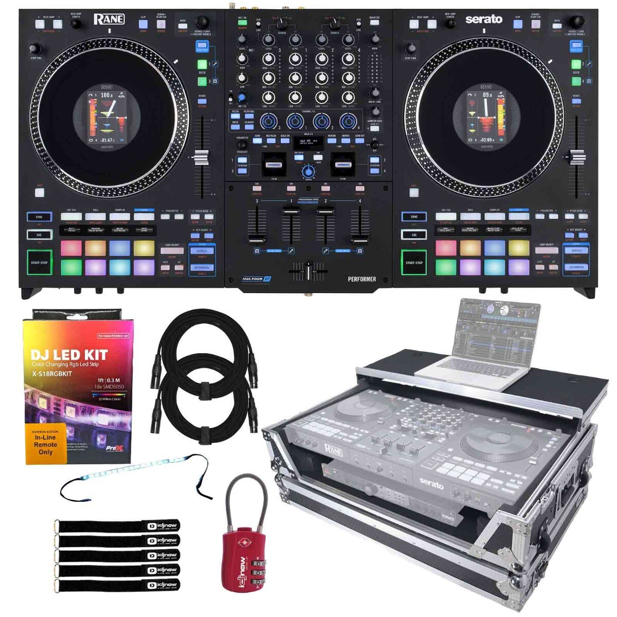 Rane PERFORMER 4-Channel Motorized Stems Pro DJ Controller w