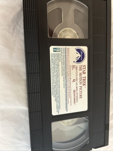 Star Trek The Motion Picture 1980 VHS Special Longer Version Rare - Picture 4 of 4