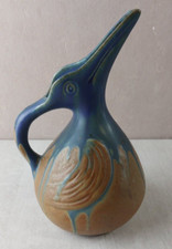 Ancien pichet / cruche, en grès, art déco, zoomorphe pélican, Gilbert Métenier