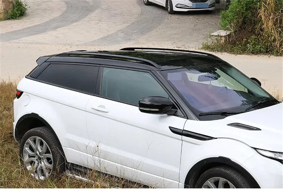Barra transversal de rieles de techo para Land Rover Range Rover Evoque 2011-2019 negra Foto 4 de 4