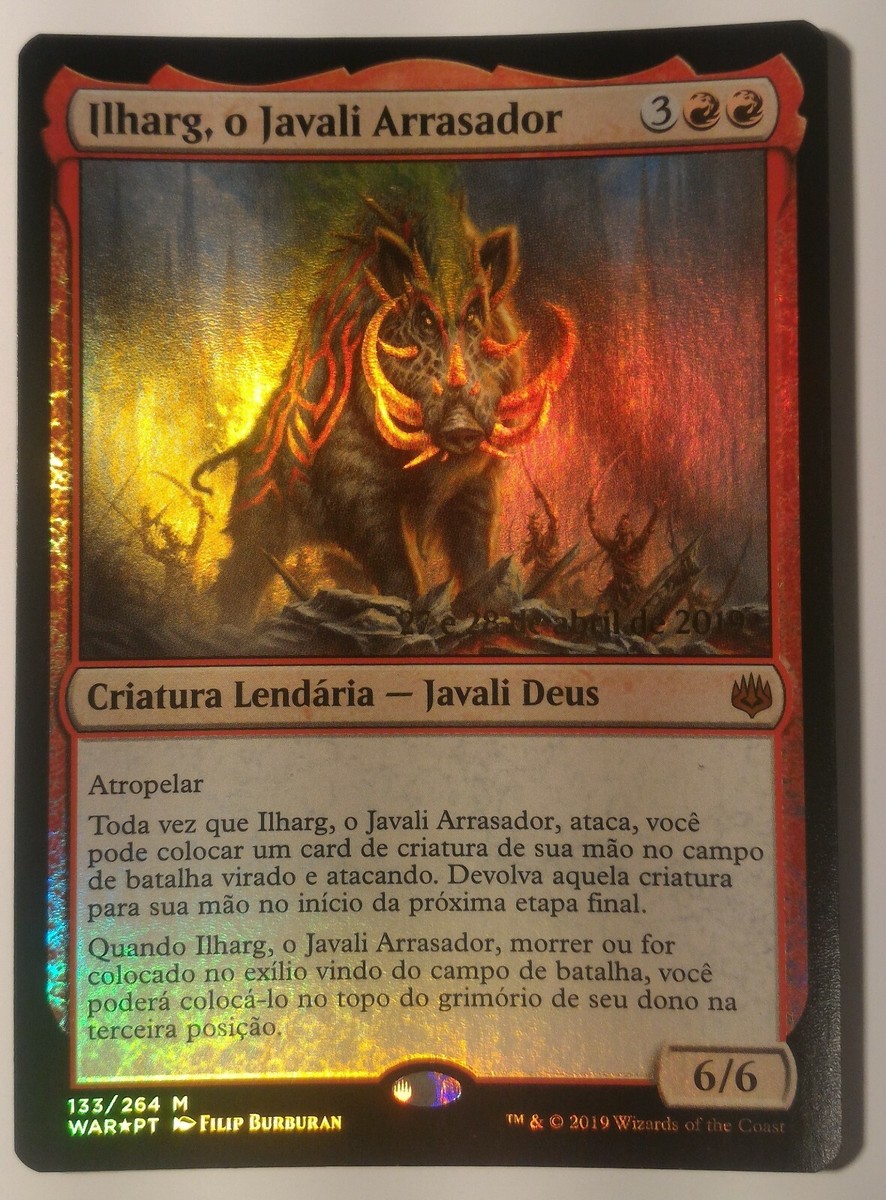 Ilharg, the Raze-Boar Promo Pre release War of the Spark