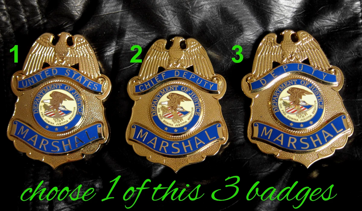 Obsolete, Choose ONE " IKE " Marshal badge from 3 !! First Issue 1960 / TOP !