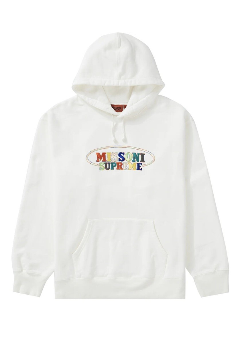 SUPREME MISSONI Hooded Sweatshirt White Small New | eBay SUPREME MISSONI Hooded Sweatshirt White Small New | eBay