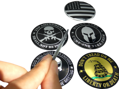 Set of 4 Wheel Center Cap Decal Emblem Stickers – 2.20" (56mm) CHOOSE YOUR STYLE - Picture 14 of 20