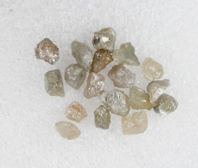 8.98 CT Natural Rough Uncut Diamond Grey Raw Irregular Shape for