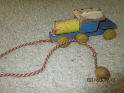 Toy Wood Car Vintage 1940s Or 1950s Ebay