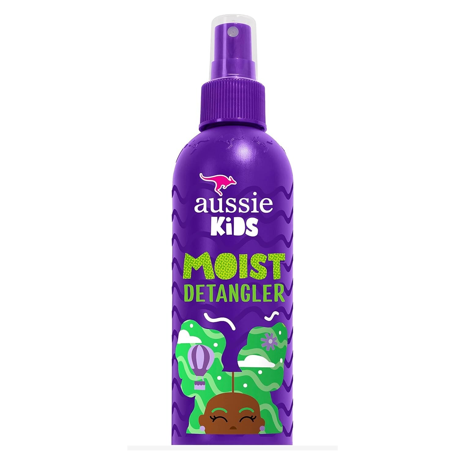 Aussie Kids Moist Detangler Spray, Sulfate & Paraben Free 8Oz 1 Pack