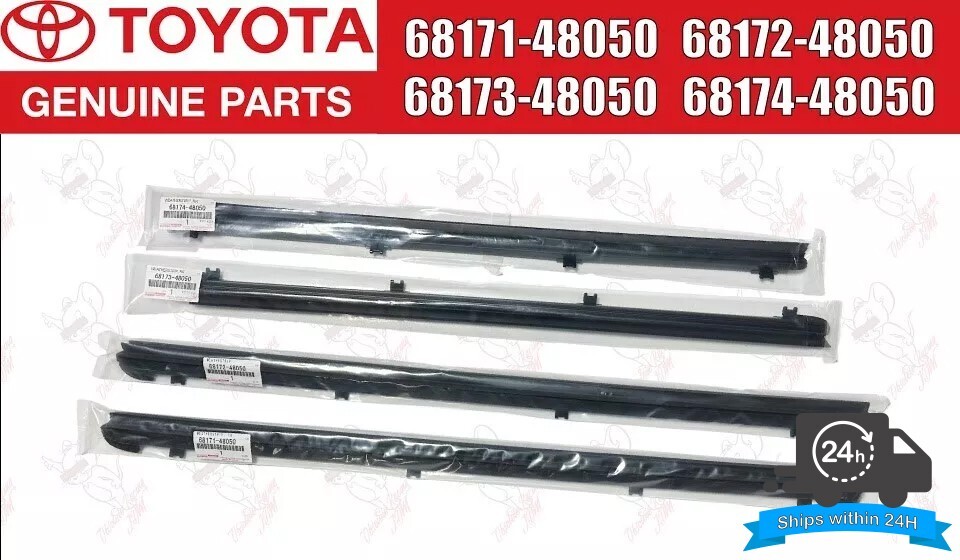 S.326/ WENZEL ②/ ウェンゼル Lexus OEM WEATHERSTRIP, FRONT & REAR DOOR GLASS, INNER RH