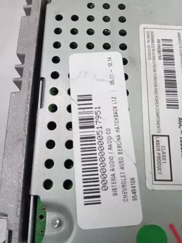95494106 Sistema Audio Radio per CHEVROLET AVEO HATCHBACK LTZ 2011 517951 - Foto 2 di 9