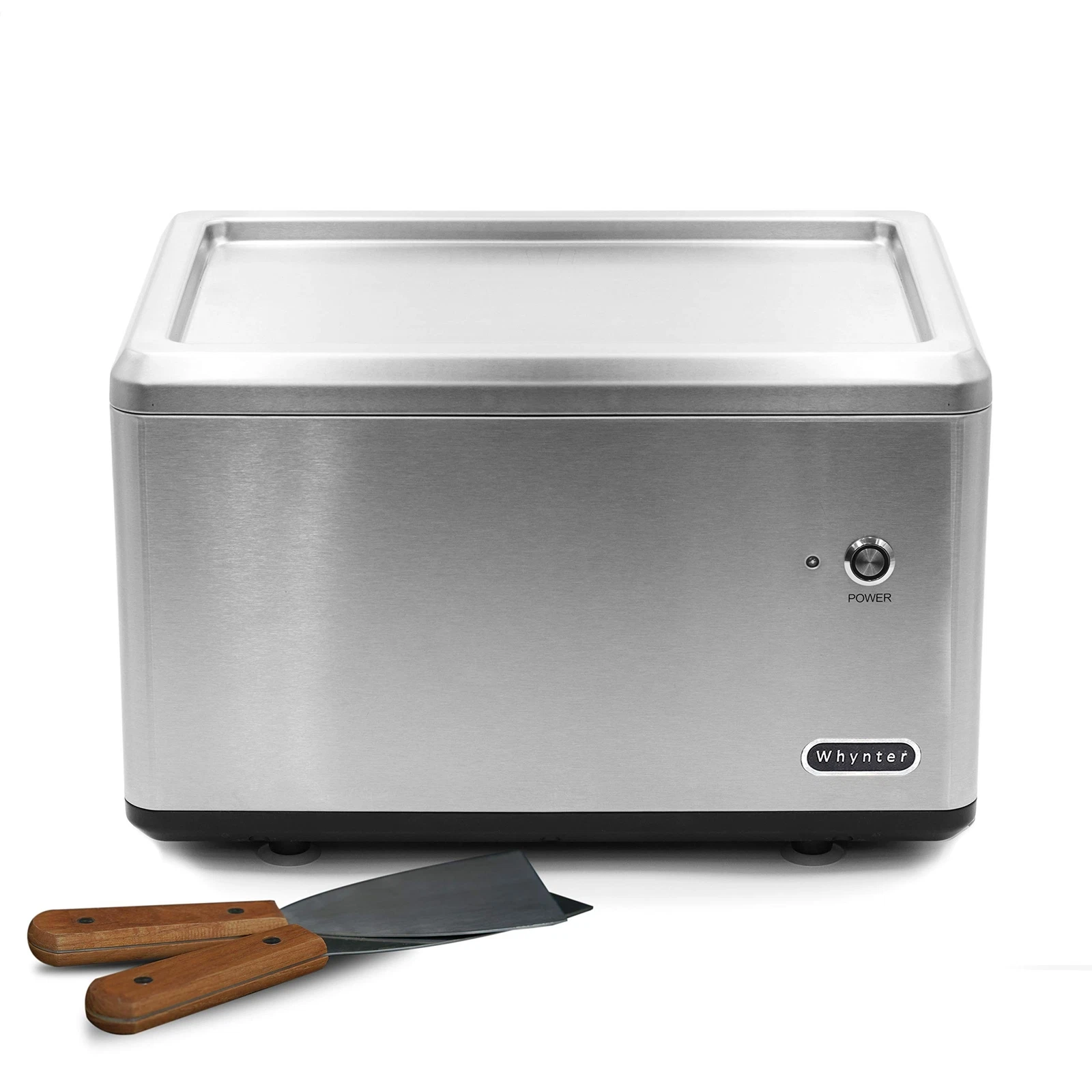 Whynter ICR-300SS 0.5-Quart Stainless Steel Rolled Ice Cream Maker with Compr...
