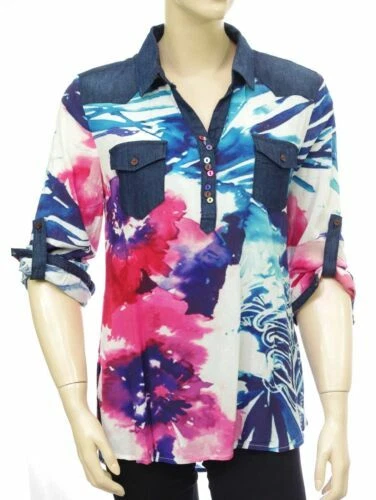 Hauts et chemises Desigual bleues pour femme