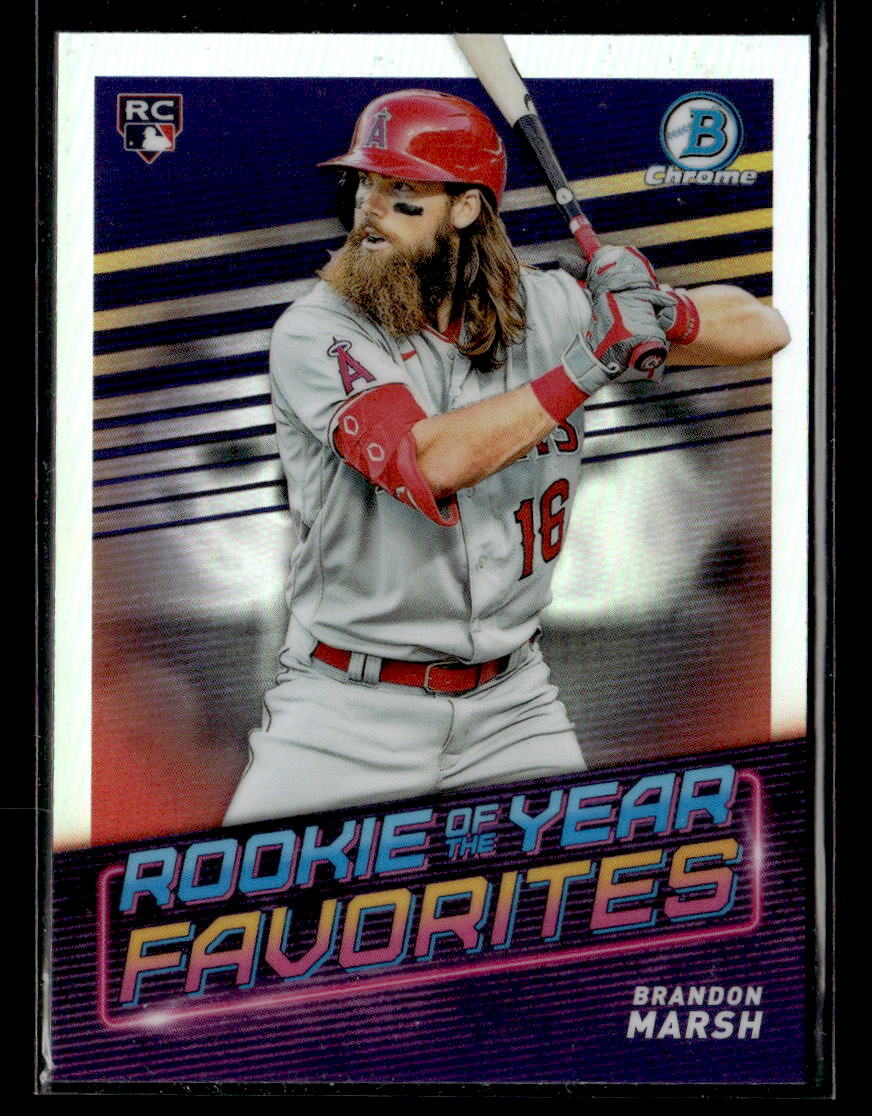 Brandon Marsh 2022 Bowman #ROYF-3 Rookie of the Year Favorites Angels