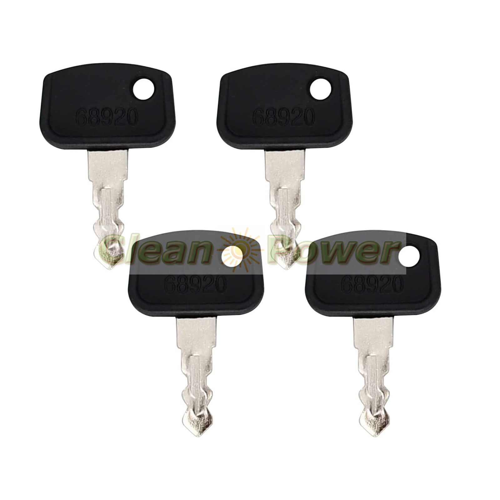 4PCS Ignition Key for Kubota RTV 400 500 900 1140 & Zero Turn Mowers ...