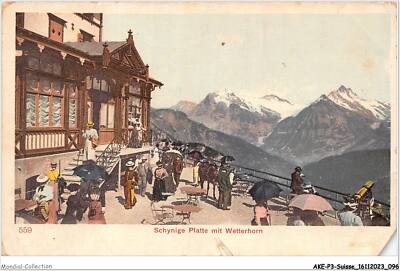 AKEP3-0270-SUISSE - Schynige Platte Mit Wetterhorn